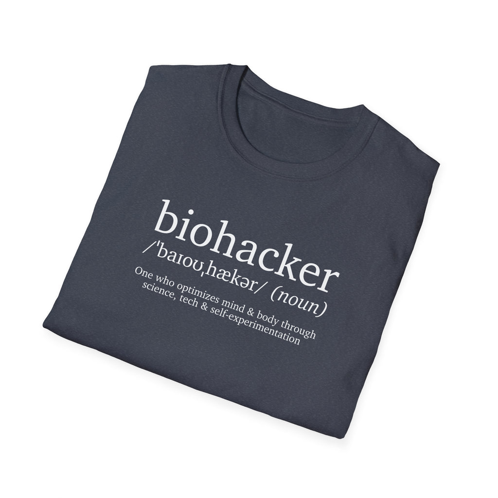Biohacker Definition T-shirt for Science Enthusiasts
