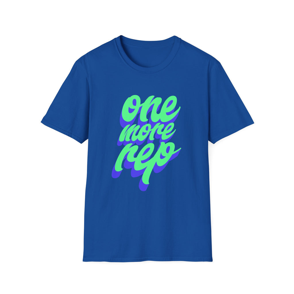 One More Rep Motivational Fitness T-Shirt