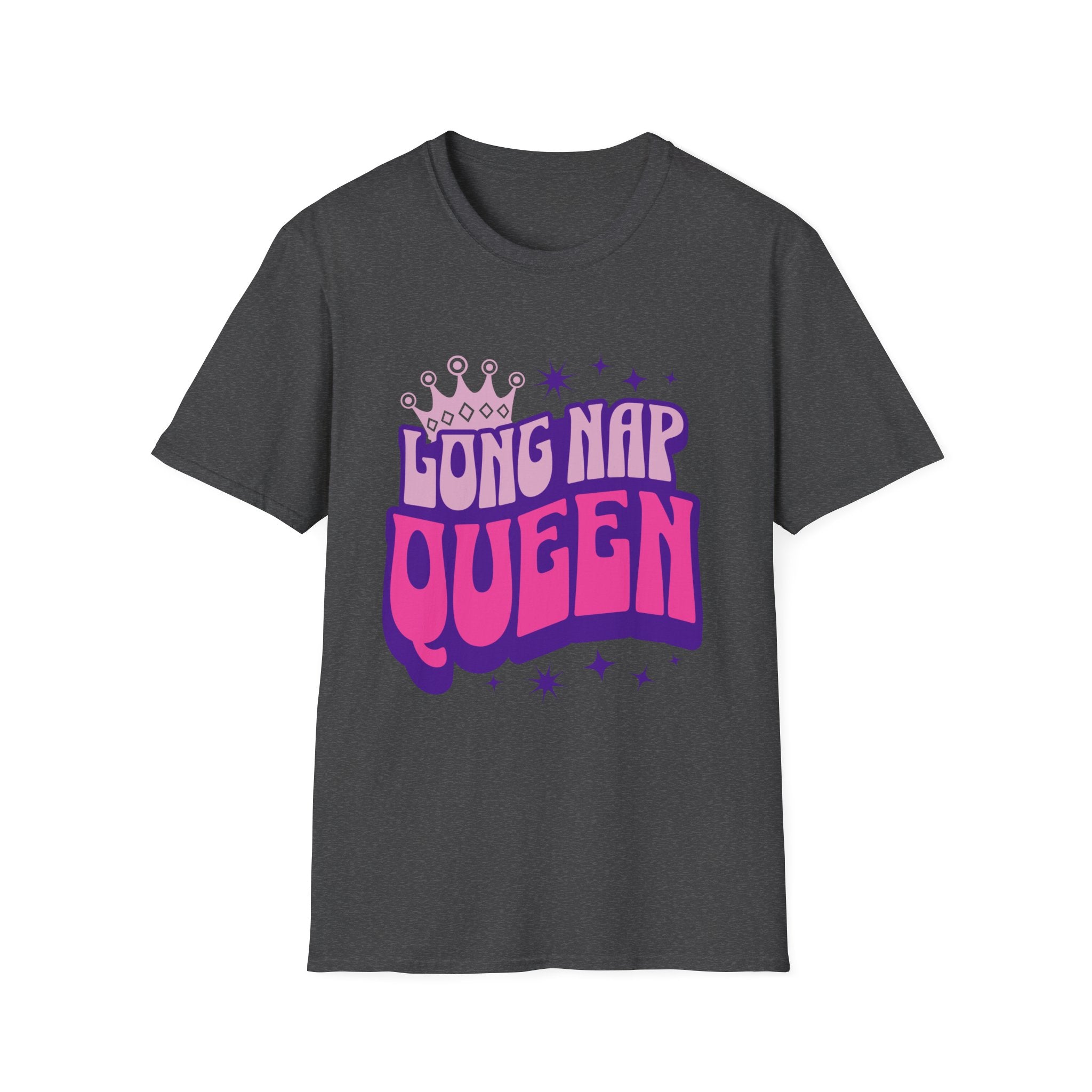 Long Nap Queen Graphic T-Shirt for Comfortable Relaxation