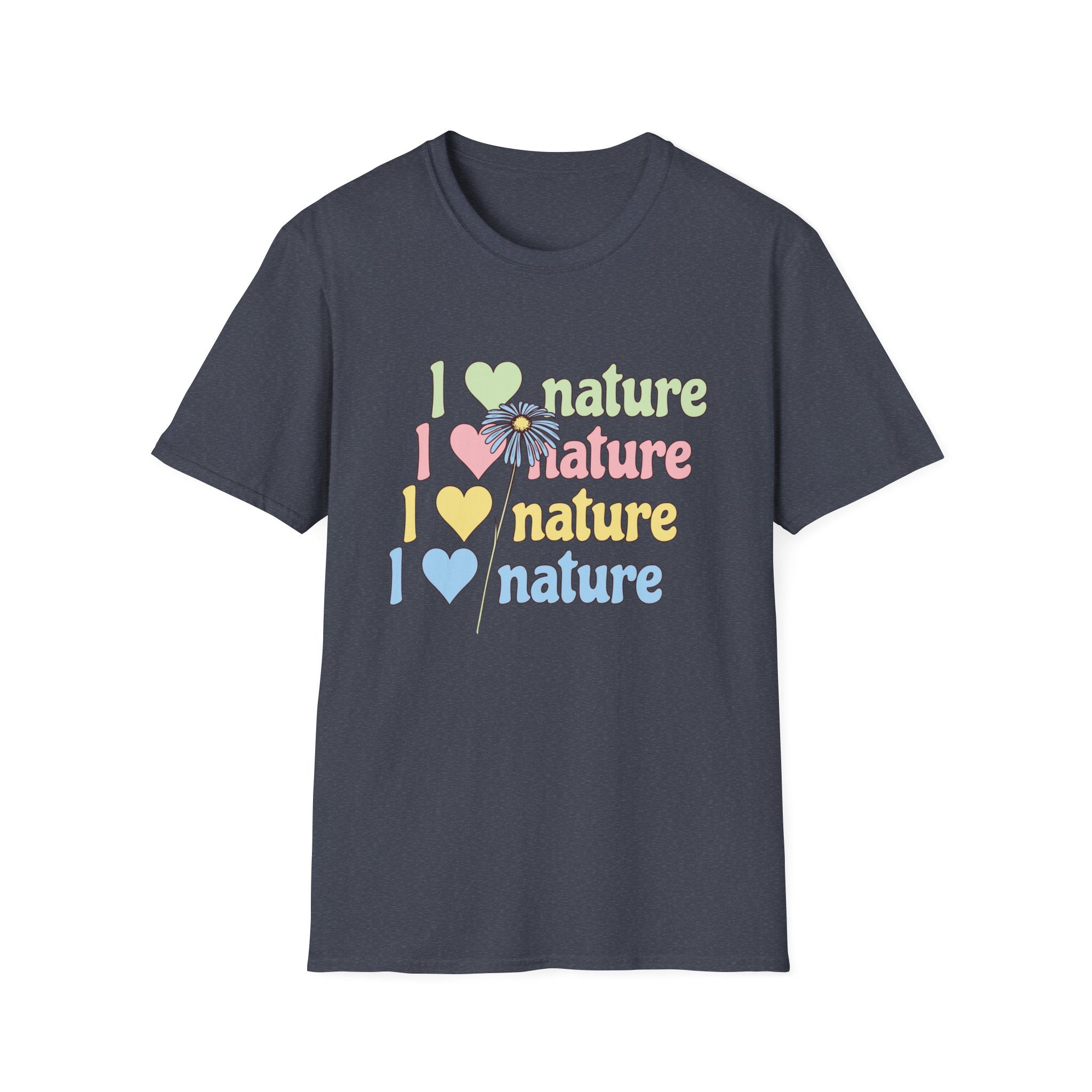 I Love Nature Graphic T-Shirt for Eco Enthusiasts