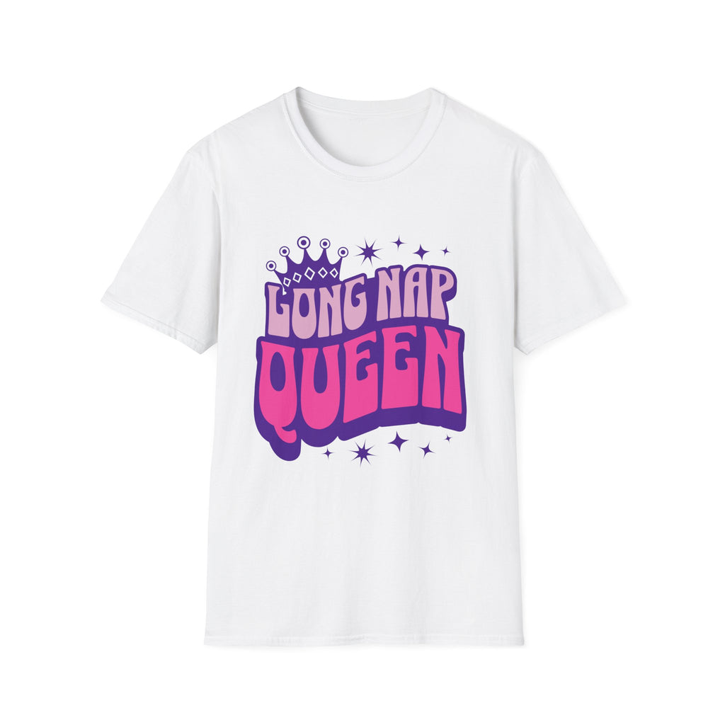 Long Nap Queen Graphic T-Shirt for Comfortable Relaxation