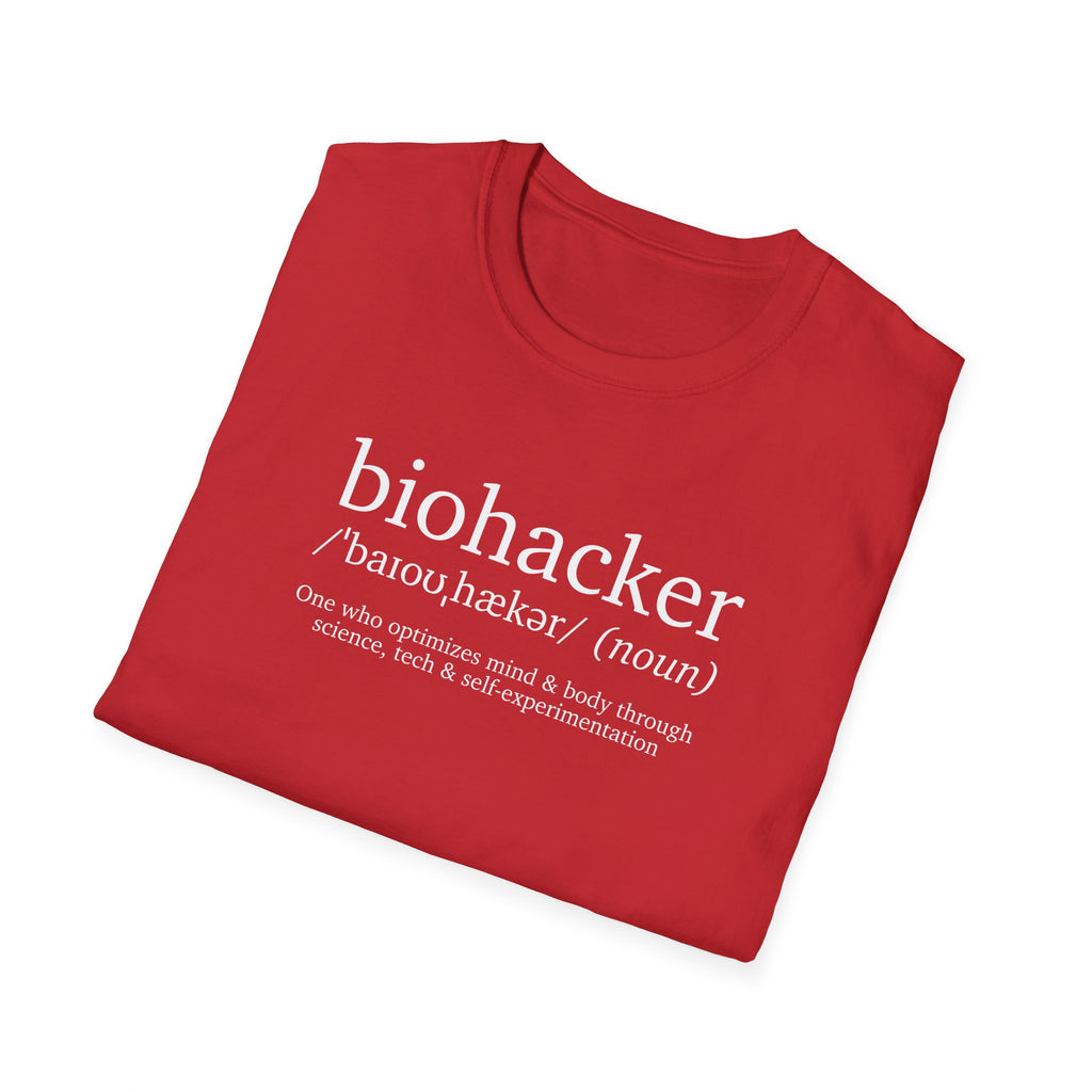 Biohacker Definition T-shirt for Science Enthusiasts