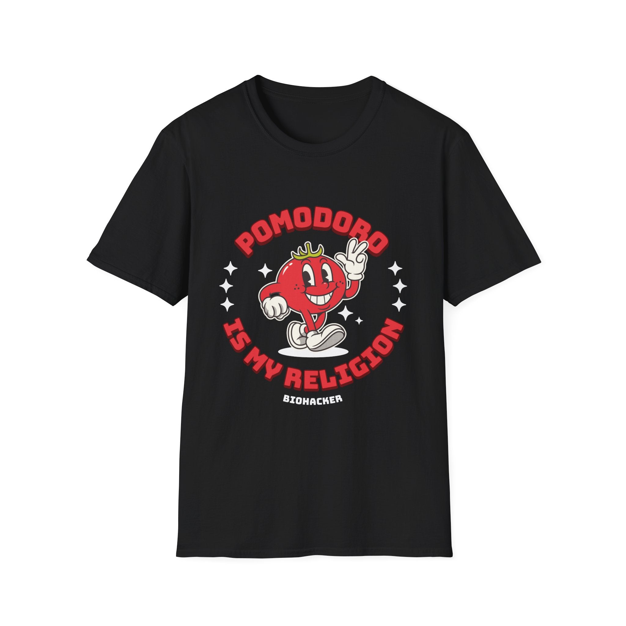 Pomodoro Is My Religion Graphic T-Shirt for Productivity Lovers