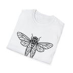 Feel the Rhythm T-shirt with Artistic Insect Design