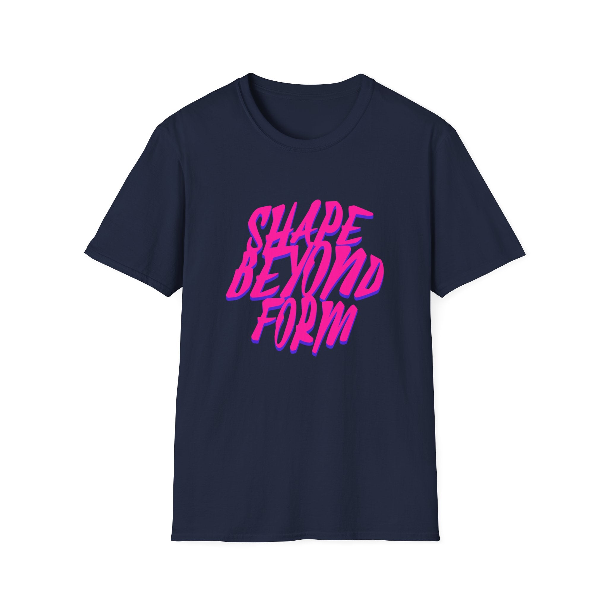 Shape Beyond Form T-shirt with Unique Typography Design