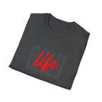 Raw Life T-Shirt with Bold Graphic Design