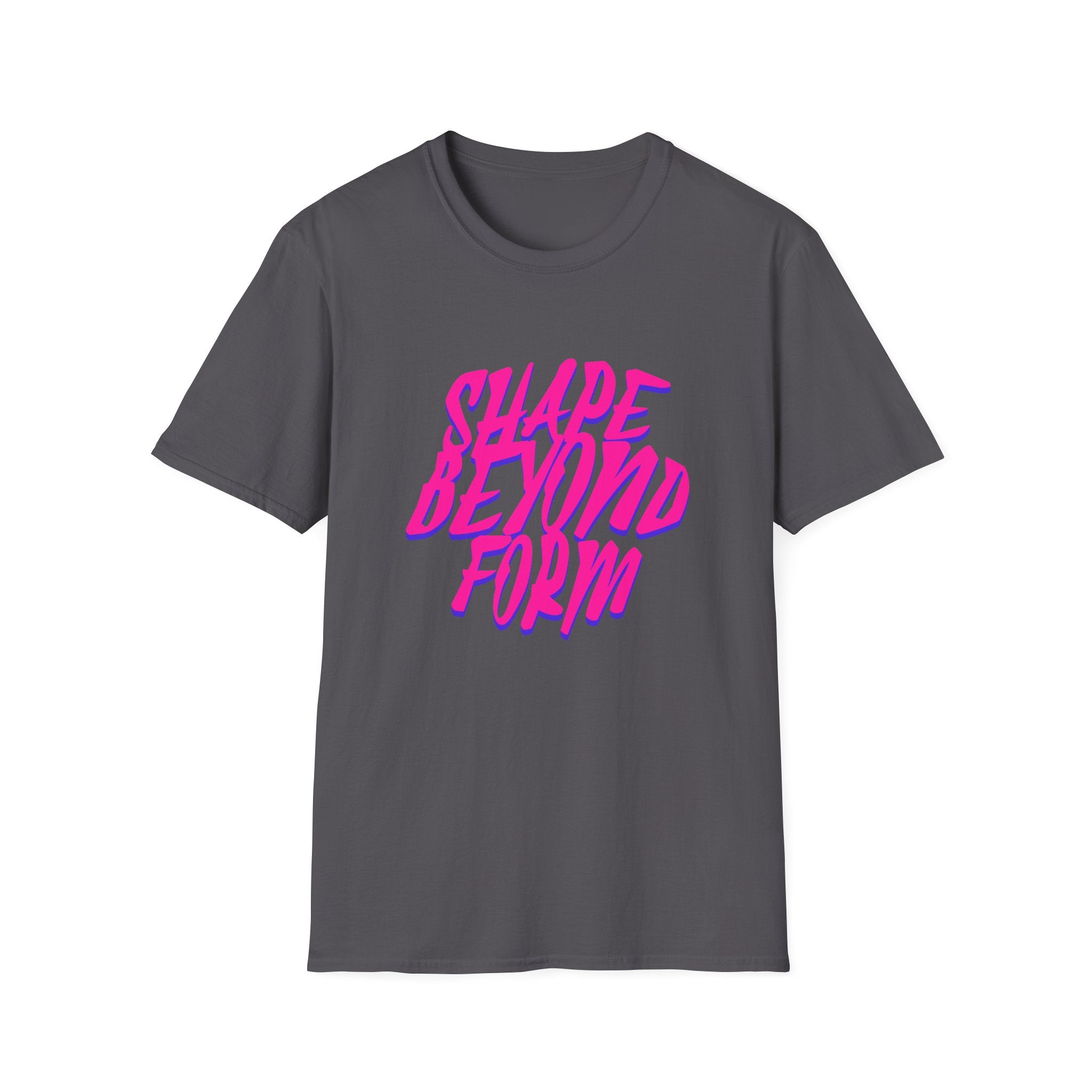 Shape Beyond Form T-shirt with Unique Typography Design