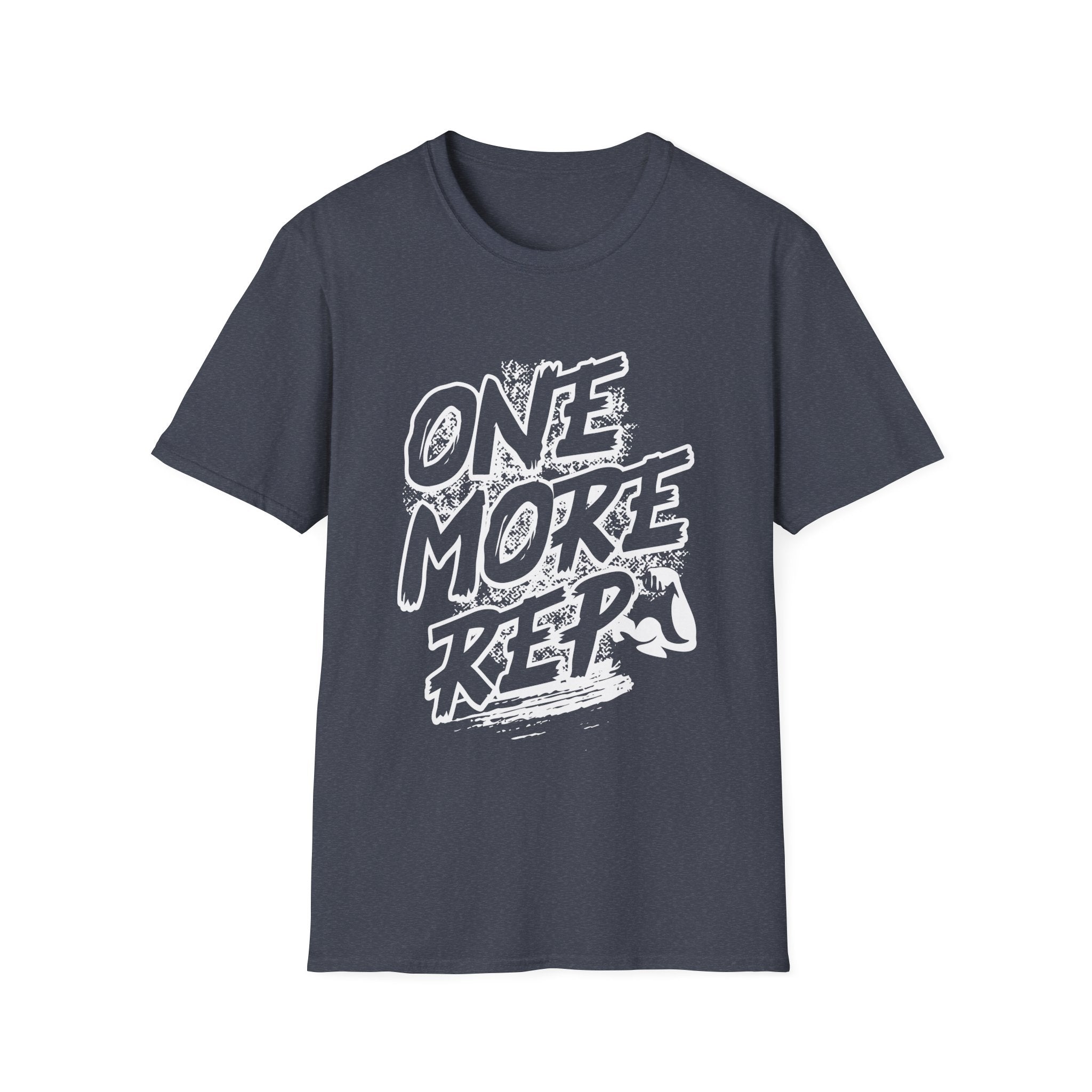 Motivational Fitness T-Shirt with One More Rep Design