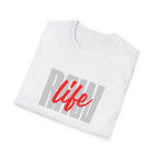 Raw Life T-Shirt with Bold Graphic Design