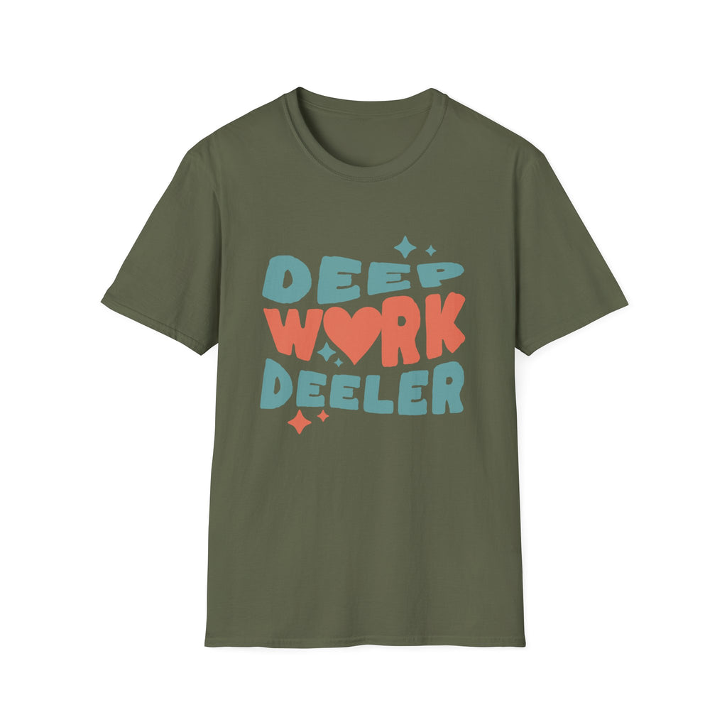 Deep Work Deeler Graphic T-Shirt for Focus Lovers