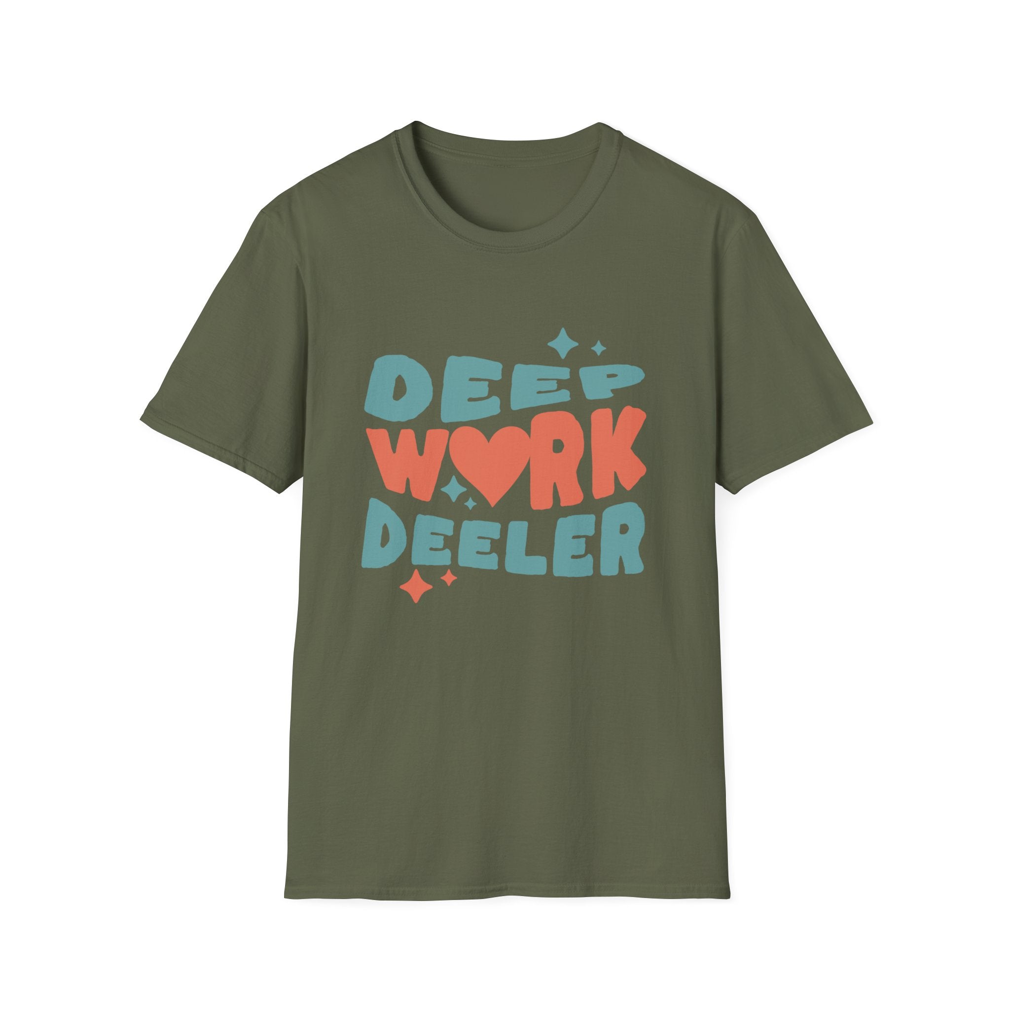 Deep Work Deeler Graphic T-Shirt for Focus Lovers