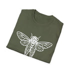 Feel the Rhythm T-shirt with Artistic Insect Design