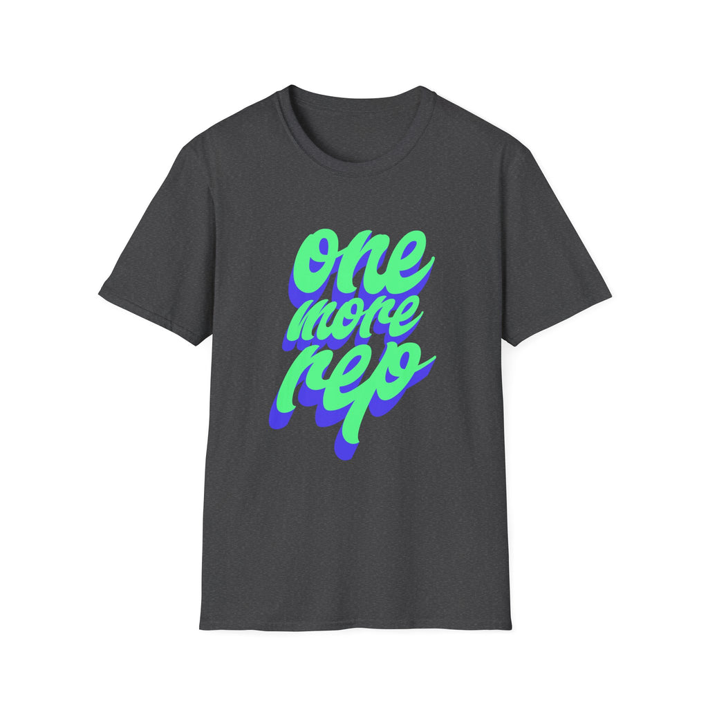 One More Rep Motivational Fitness T-Shirt