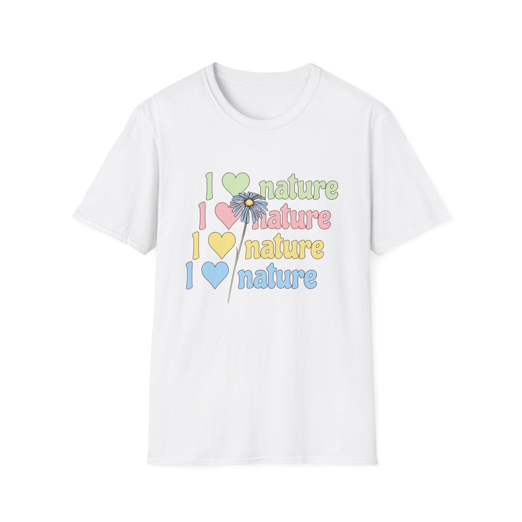 I Love Nature Graphic T-Shirt for Eco Enthusiasts