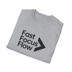 Fast Focus Flow Motivational T-Shirt