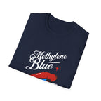 Methylene Blue Graphic T-Shirt with Bold Lip Design