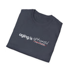 Aging Is Optional Inspirational T-Shirt Design
