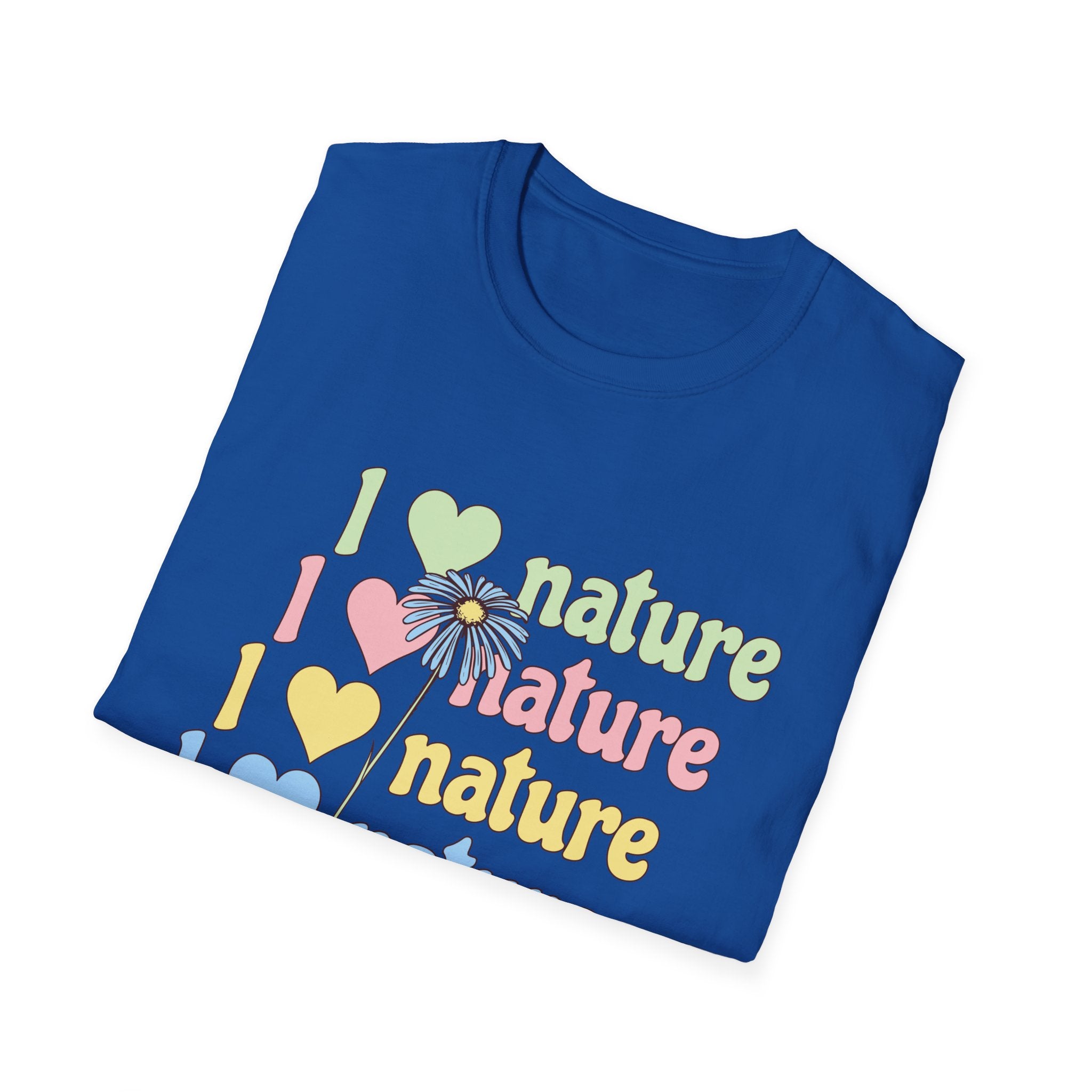 I Love Nature Graphic T-Shirt for Eco Enthusiasts