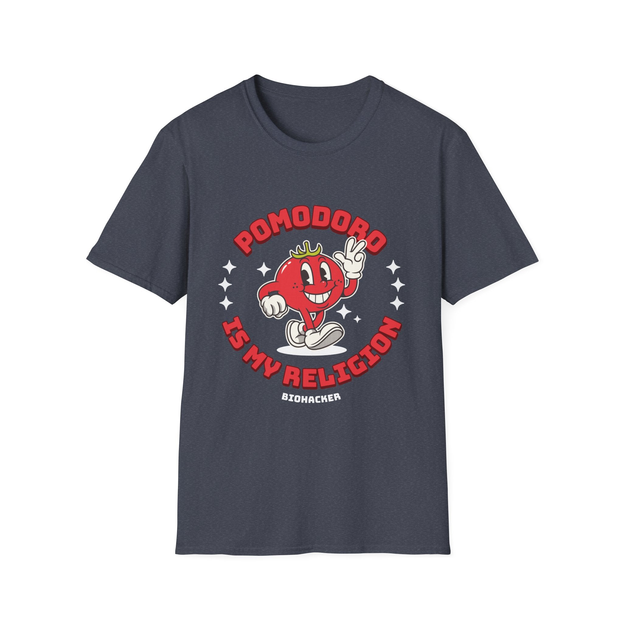Pomodoro Is My Religion Graphic T-Shirt for Productivity Lovers