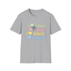 I Love Nature Graphic T-Shirt for Eco Enthusiasts