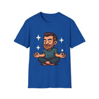 Meditating Man Graphic T-shirt for Mindfulness Enthusiasts