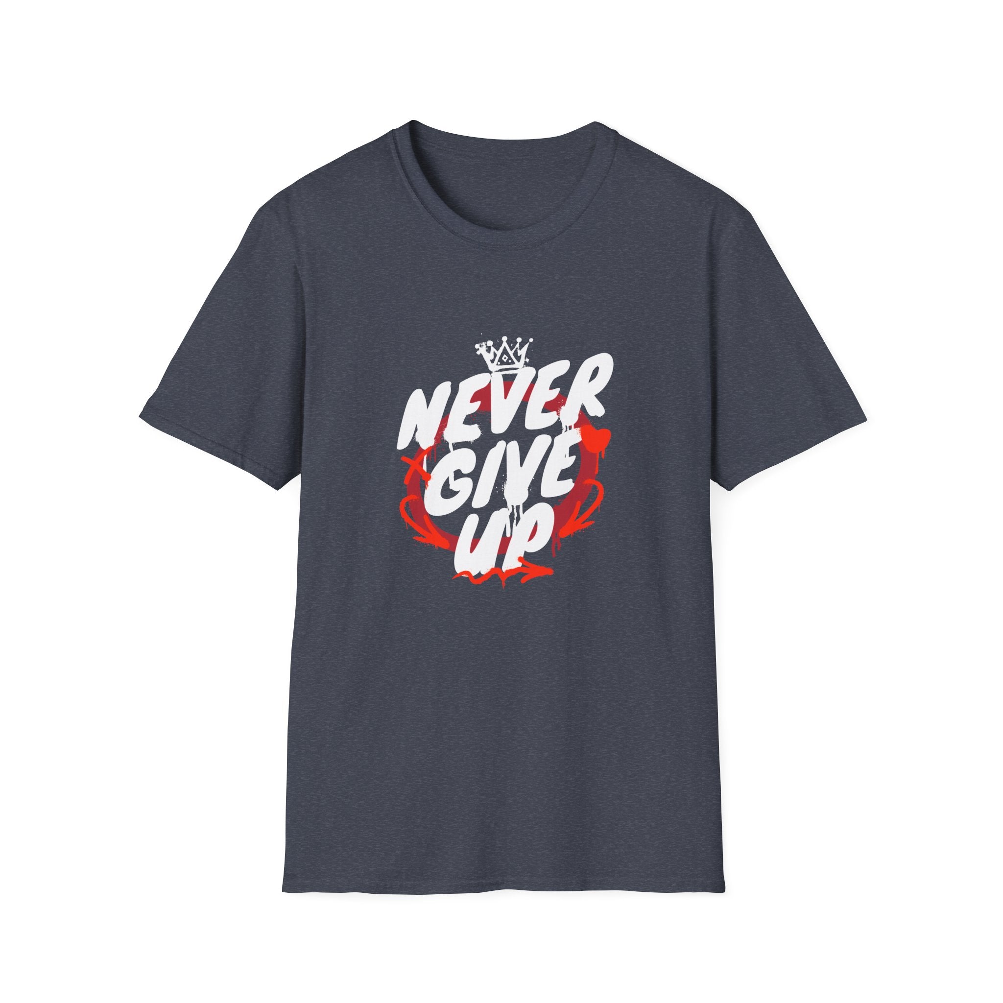 Never Give Up Motivational T-Shirt