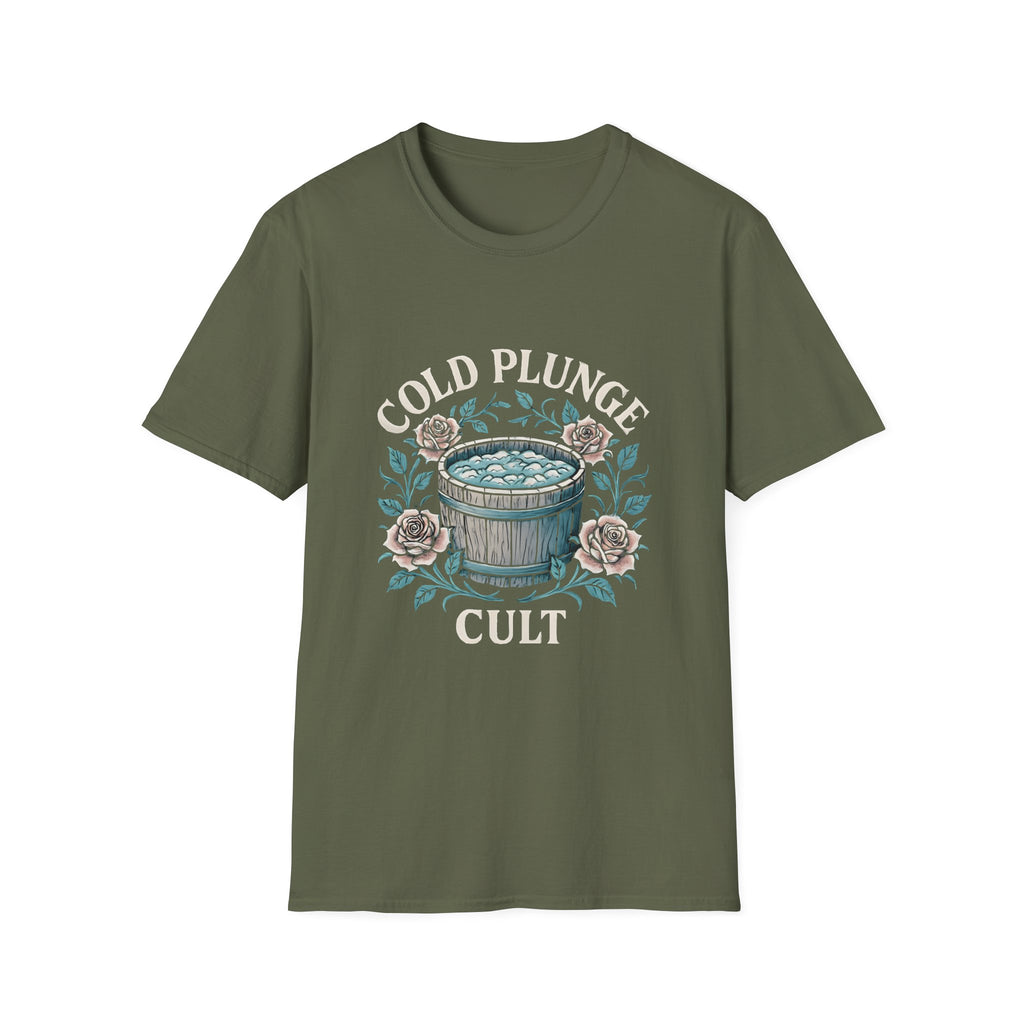 Cold Plunge Cult – Ice Bath Therapy Graphic Tee