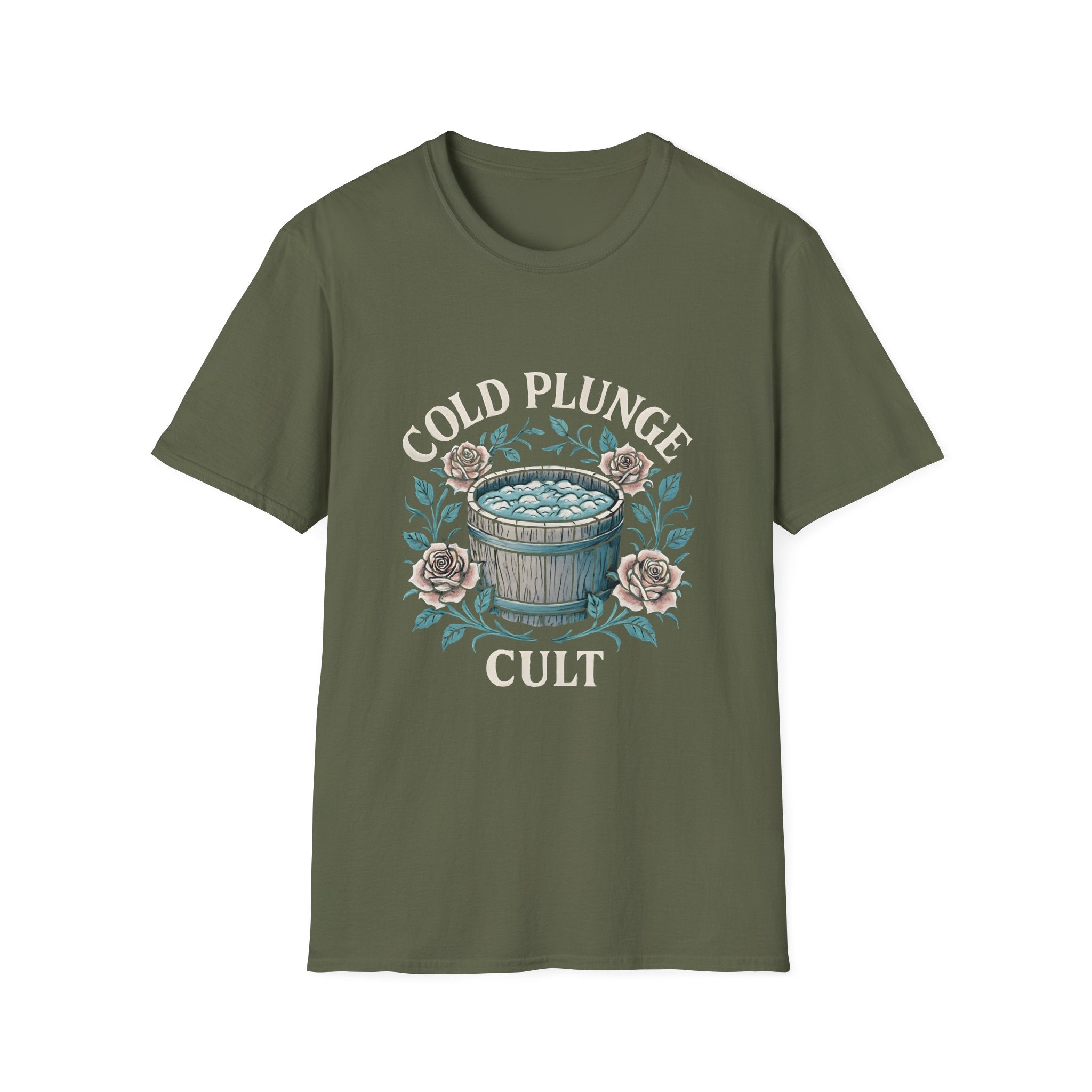 Cold Plunge Cult – Ice Bath Therapy Graphic Tee