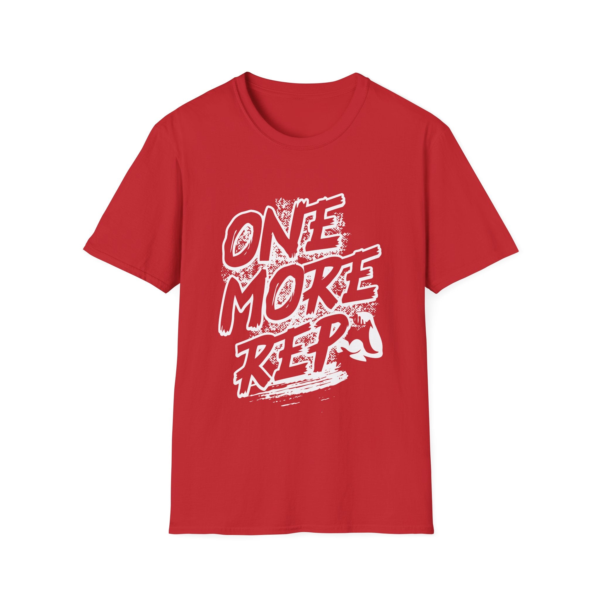 Motivational Fitness T-Shirt with One More Rep Design