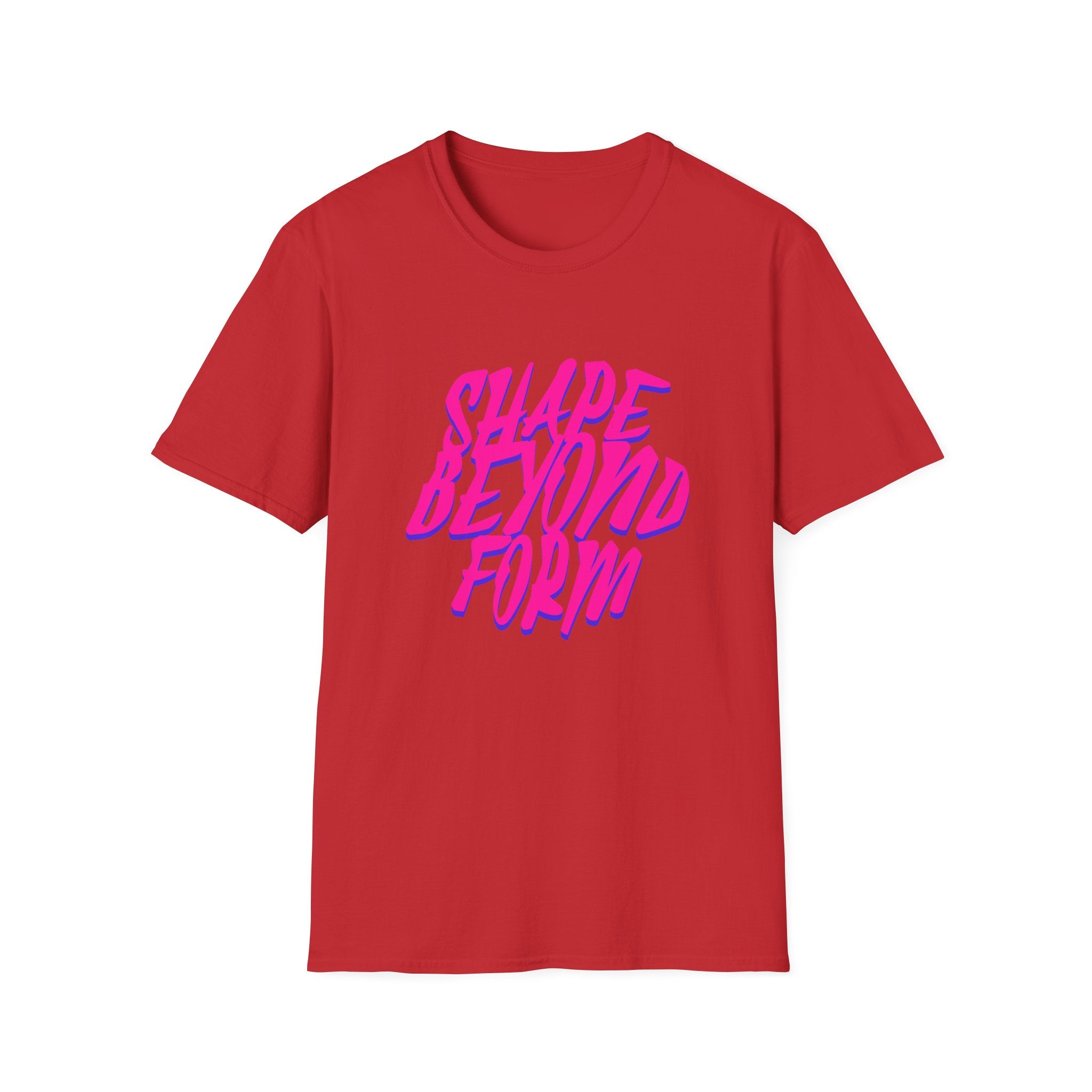 Shape Beyond Form T-shirt with Unique Typography Design