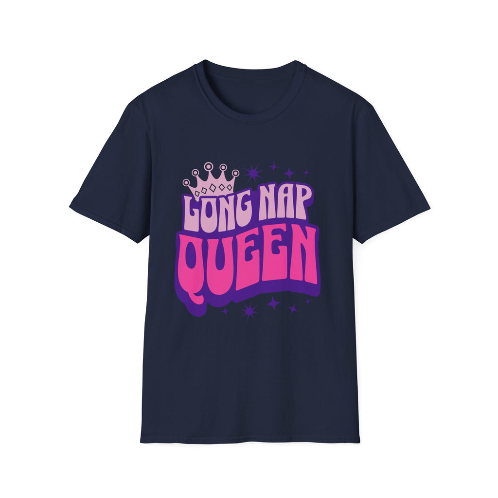 Long Nap Queen Graphic T-Shirt for Comfortable Relaxation