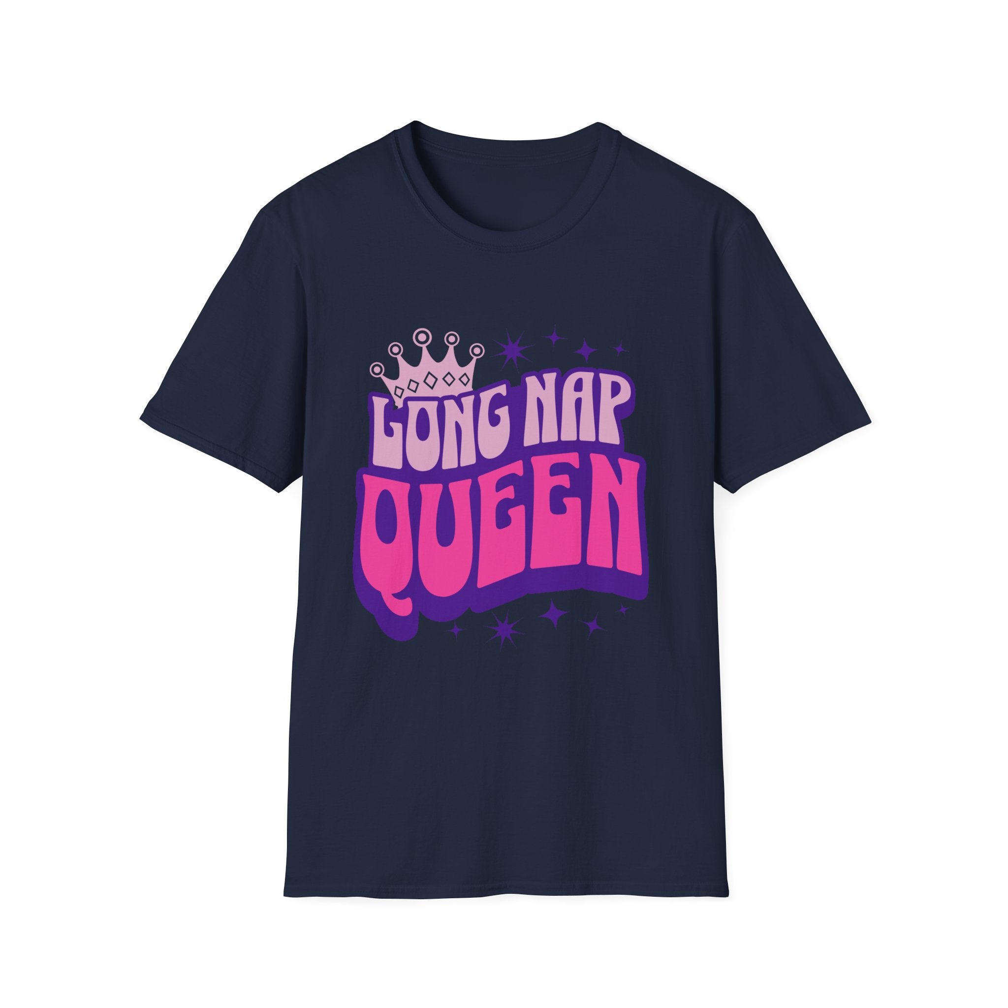 Long Nap Queen Graphic T-Shirt for Comfortable Relaxation