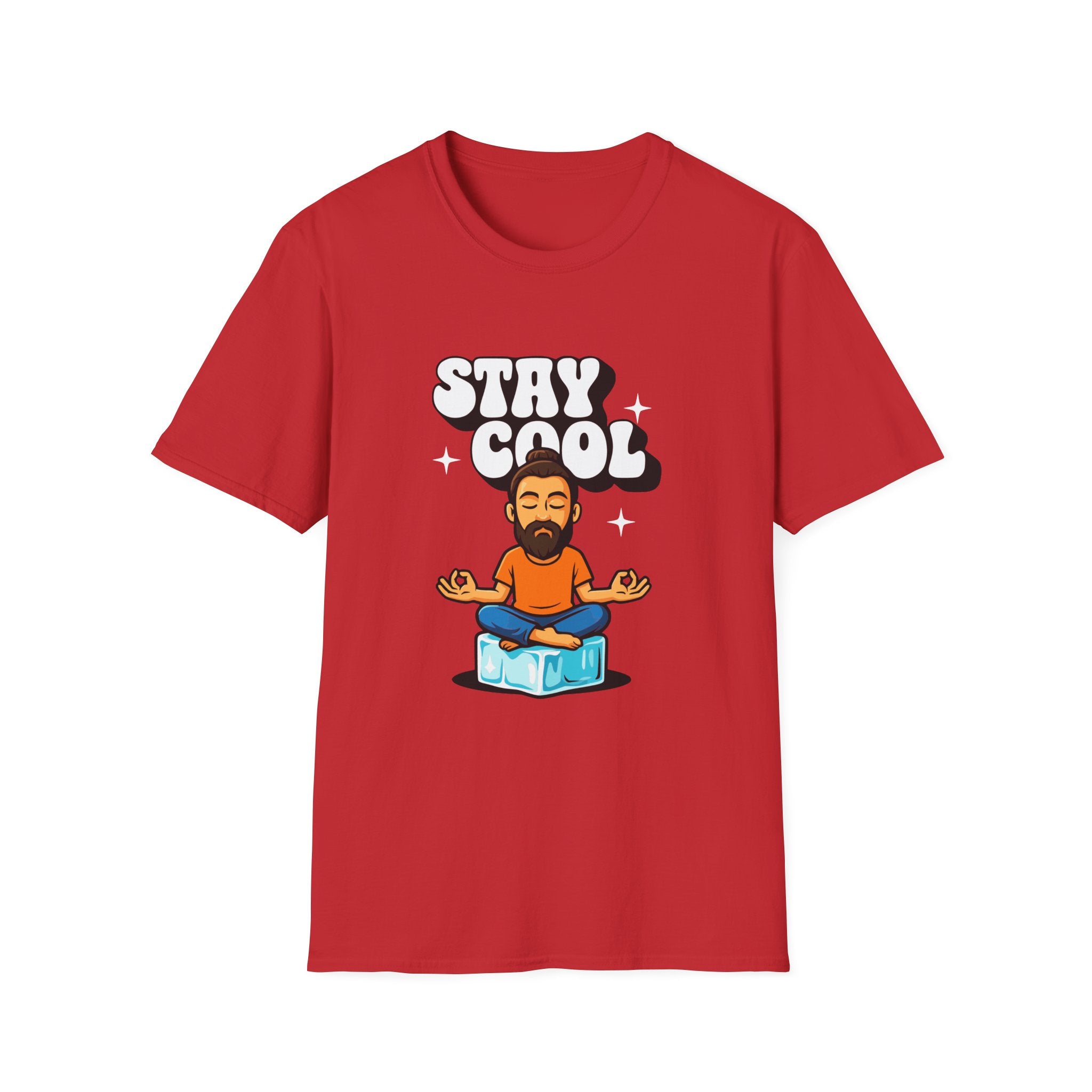 Stay Cool Man Graphic T-shirt with Chill Design