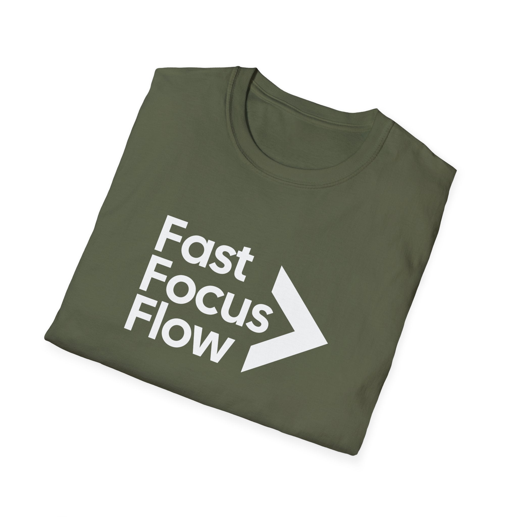 Fast Focus Flow Motivational T-Shirt