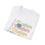 I Love Nature Graphic T-Shirt for Eco Enthusiasts
