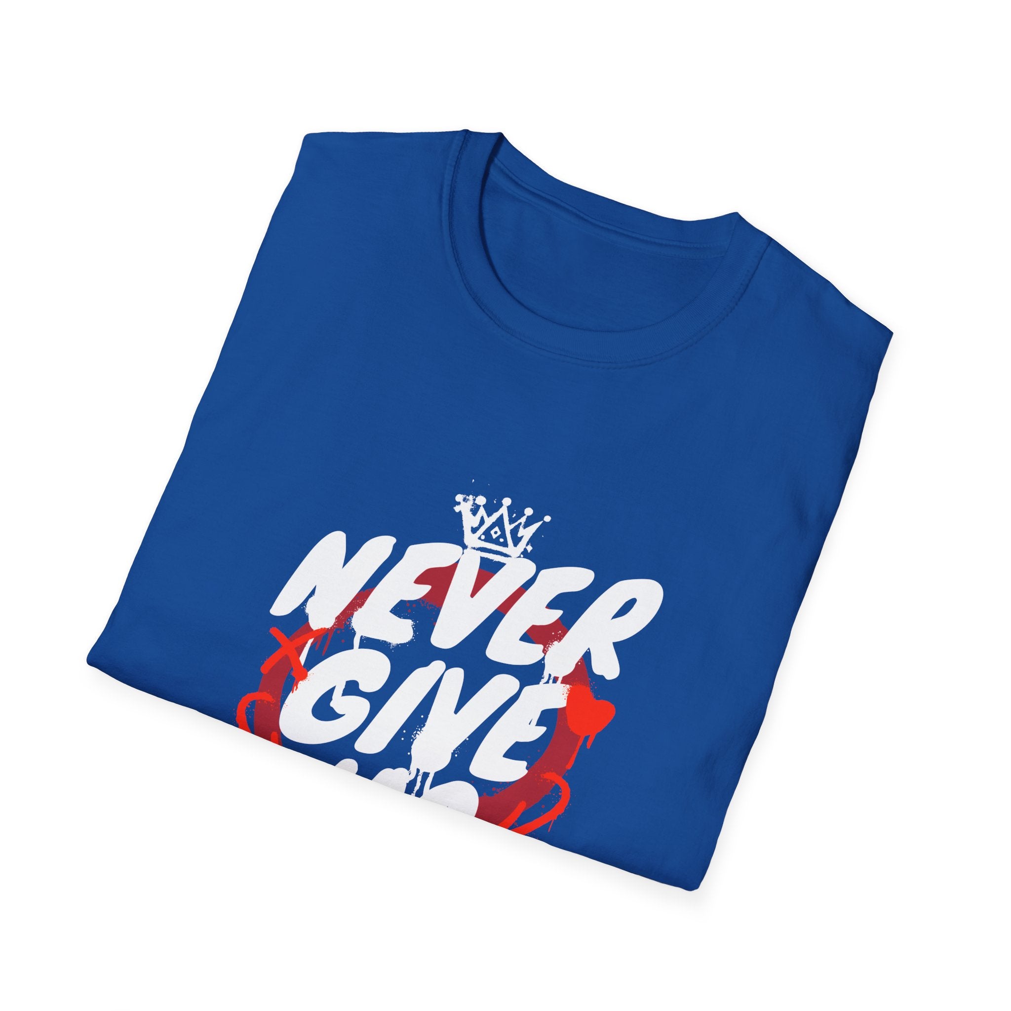 Never Give Up Motivational T-Shirt