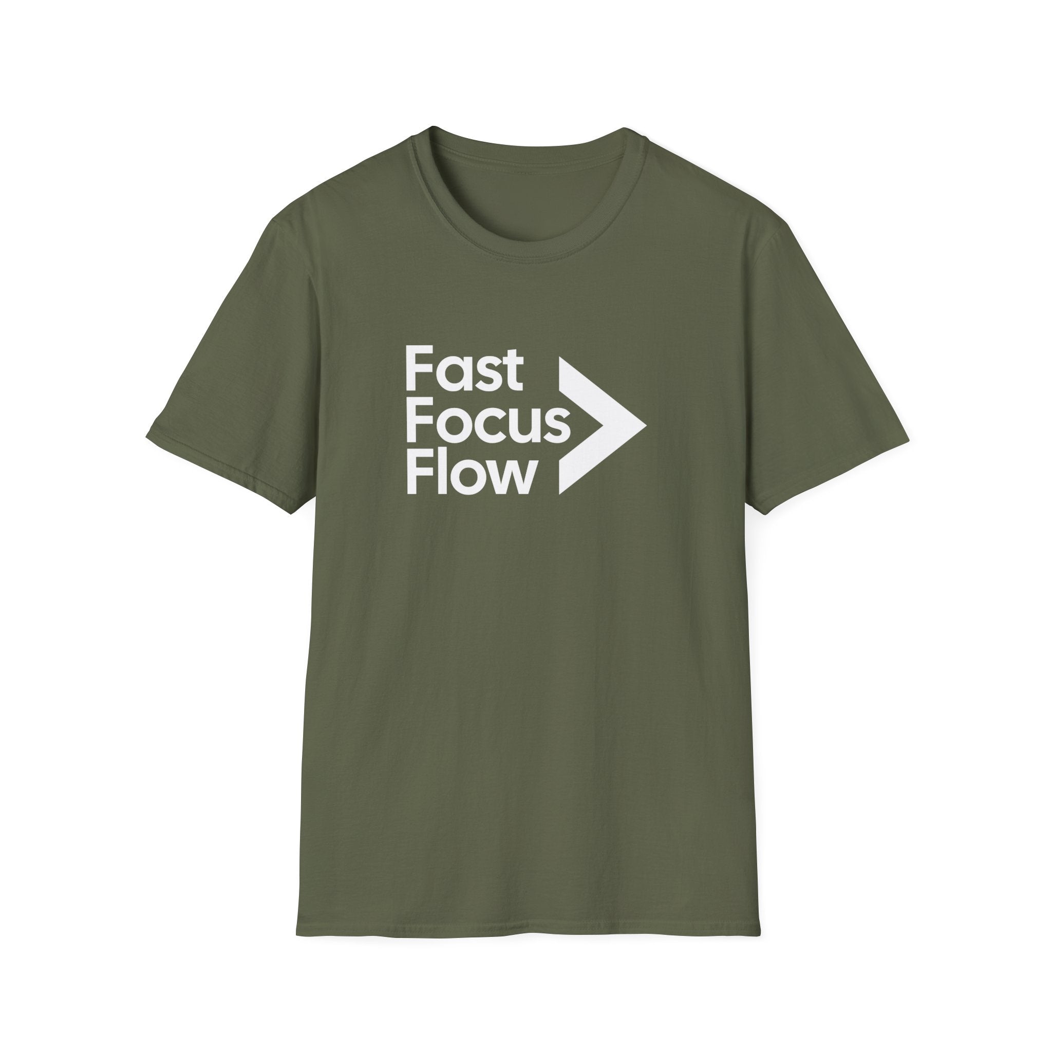 Fast Focus Flow Motivational T-Shirt