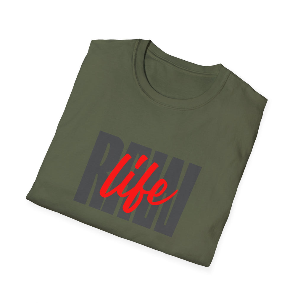 Raw Life T-Shirt with Bold Graphic Design