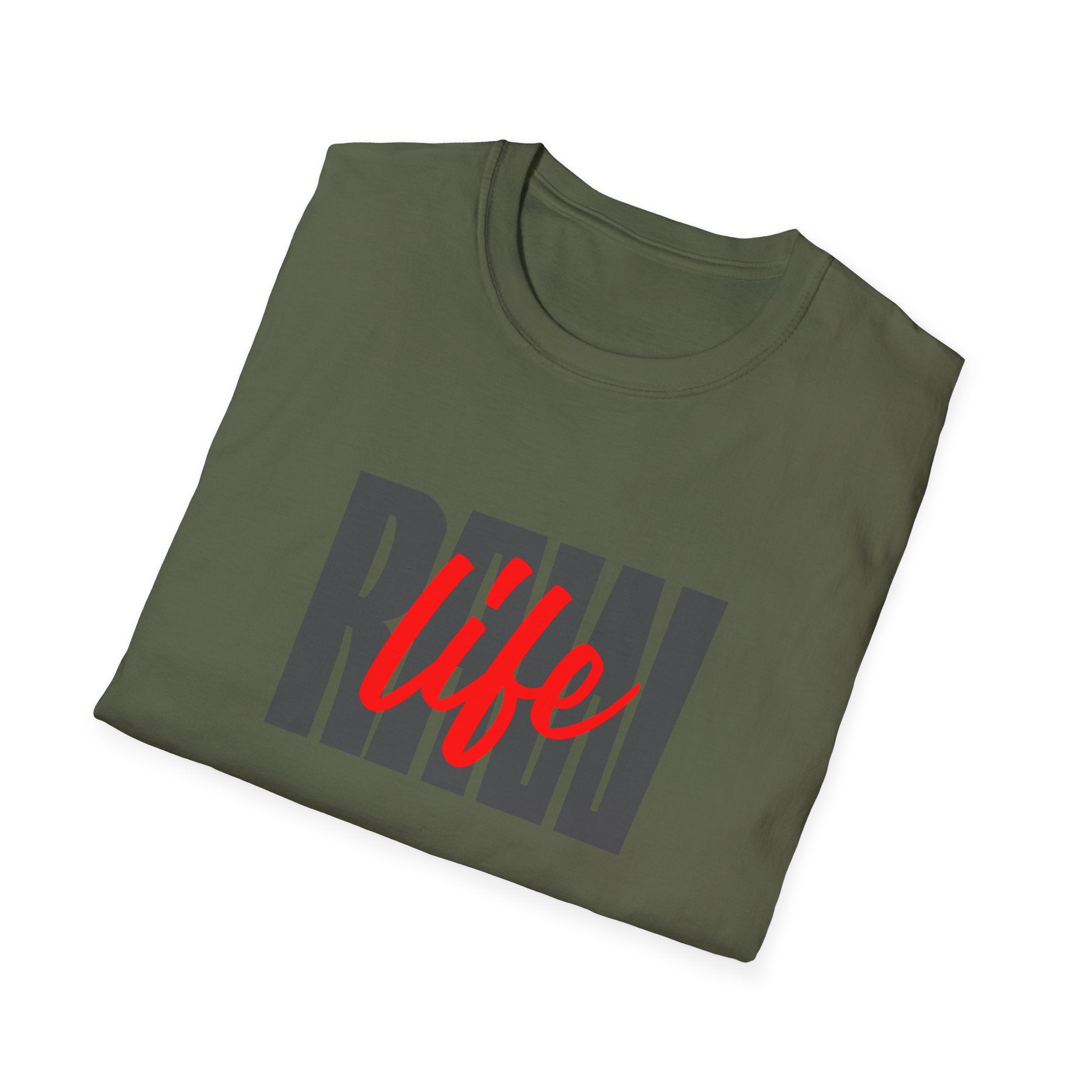 Raw Life T-Shirt with Bold Graphic Design