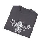 Feel the Rhythm T-shirt with Artistic Insect Design