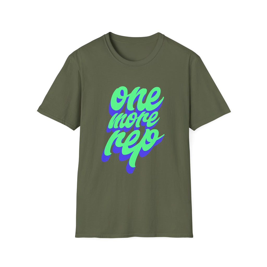 One More Rep Motivational Fitness T-Shirt