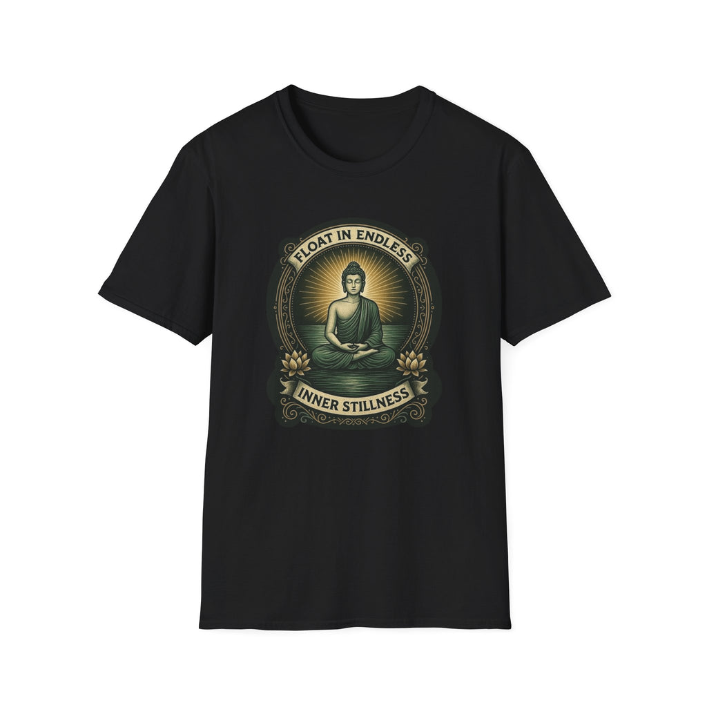 Float in Endless Inner Stillness – Buddha Meditation Graphic Tee