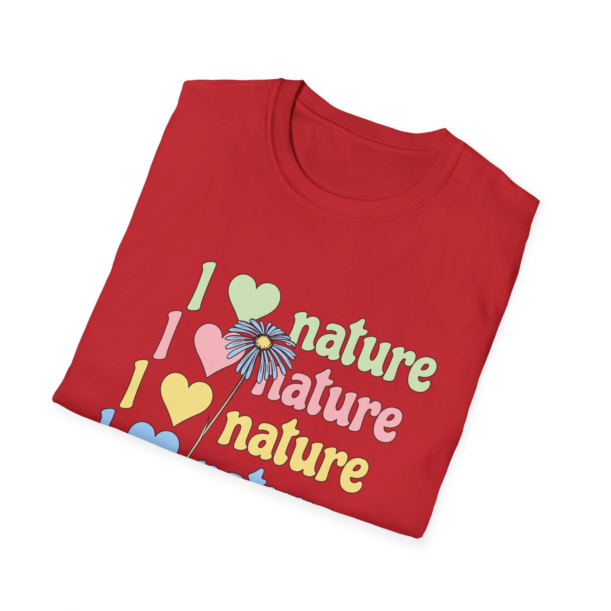 I Love Nature Graphic T-Shirt for Eco Enthusiasts