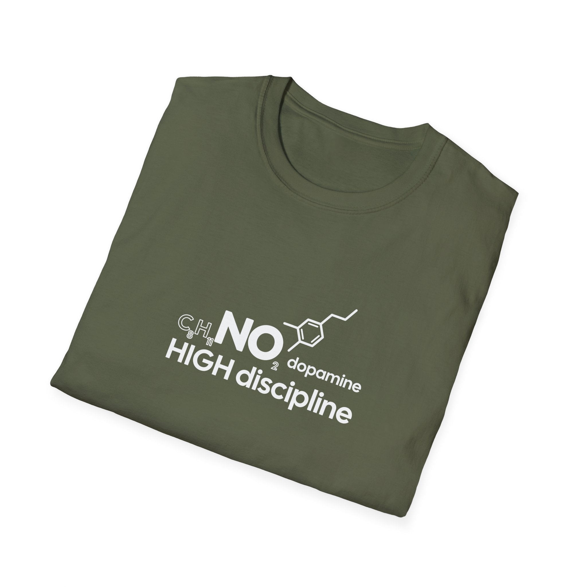 NO Dopamine High Discipline T-Shirt for Motivated Individuals