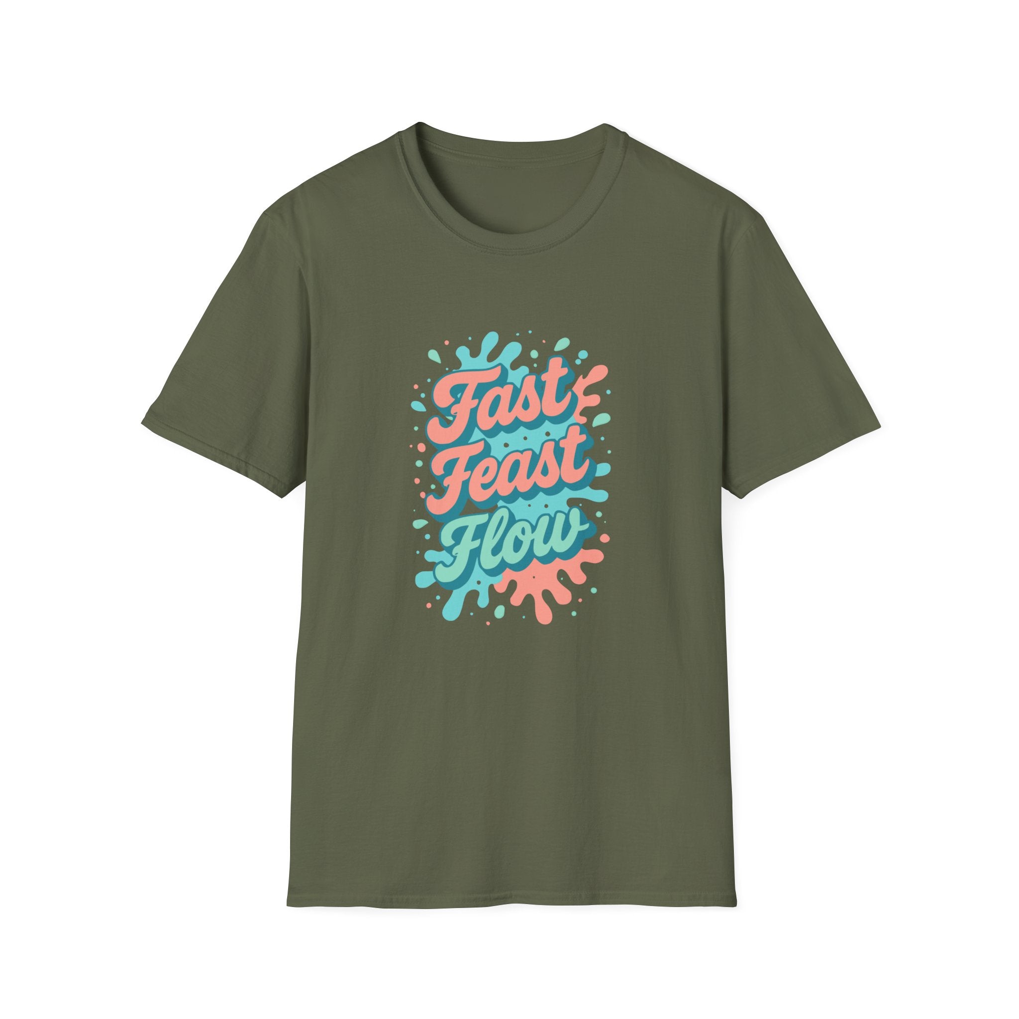 Fast Feast Flow T-Shirt with Splash Design