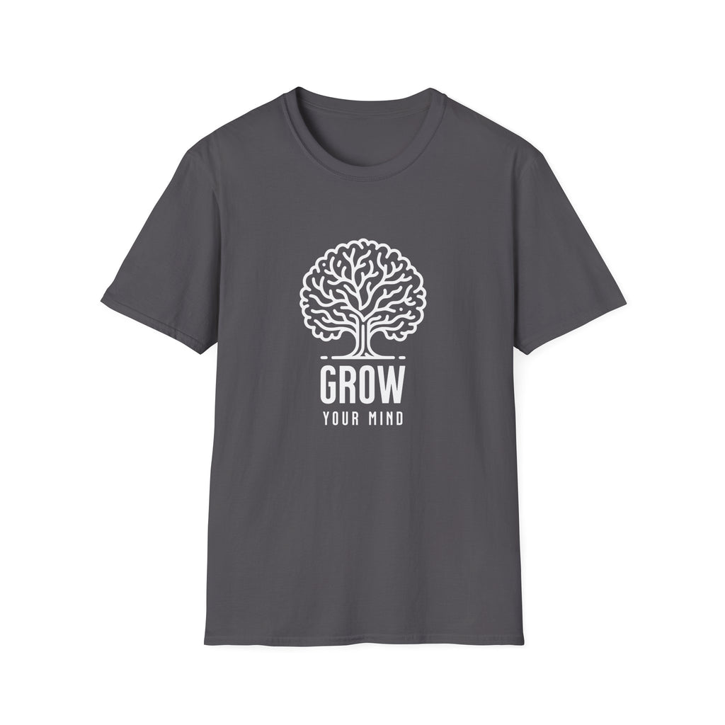 Grow Your Mind Inspirational Tree Design T-shirt