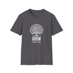 Grow Your Mind Inspirational Tree Design T-shirt