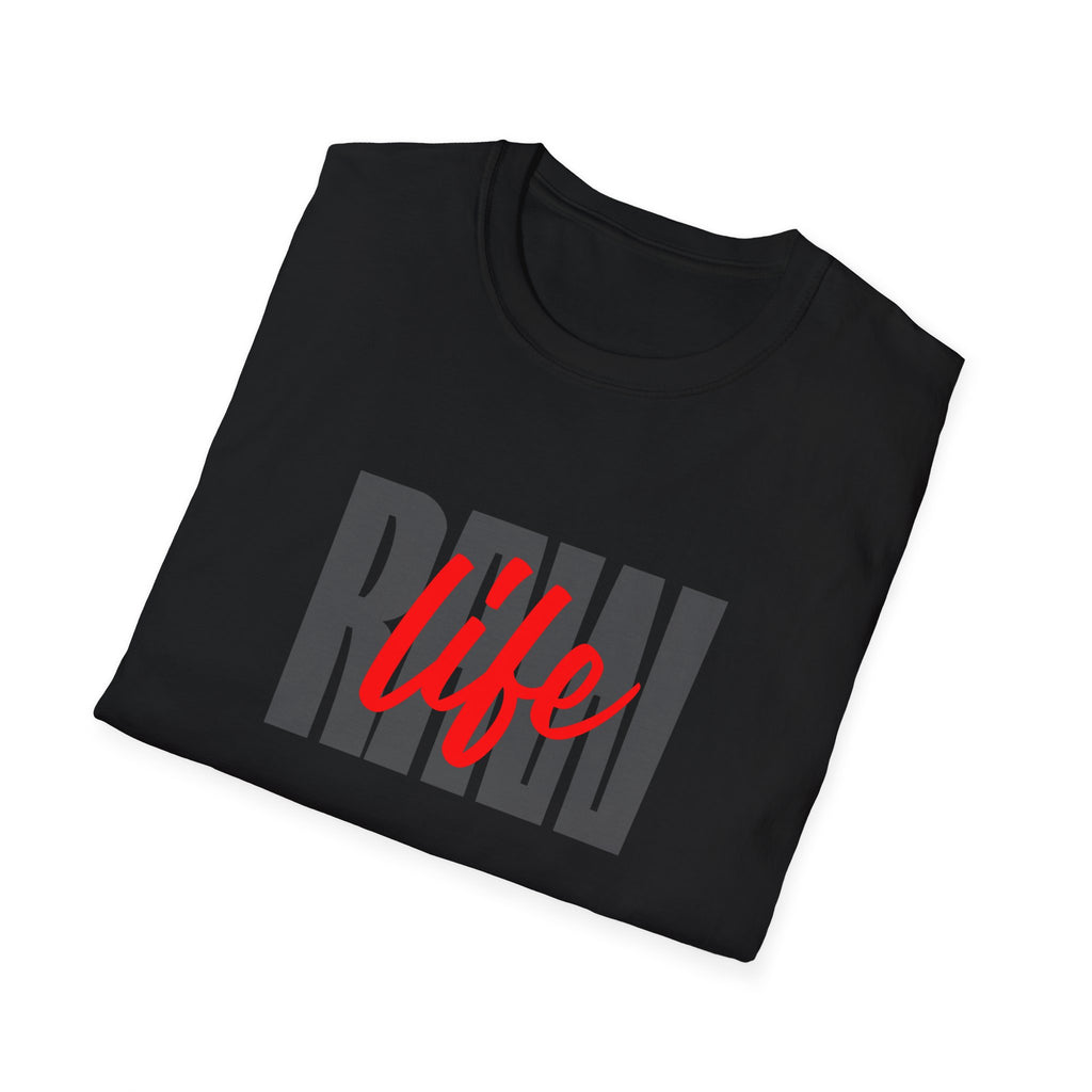Raw Life T-Shirt with Bold Graphic Design