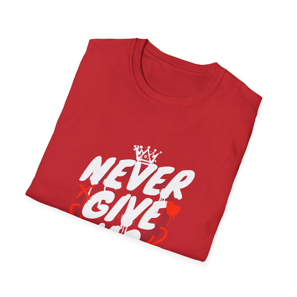 Never Give Up Motivational T-Shirt