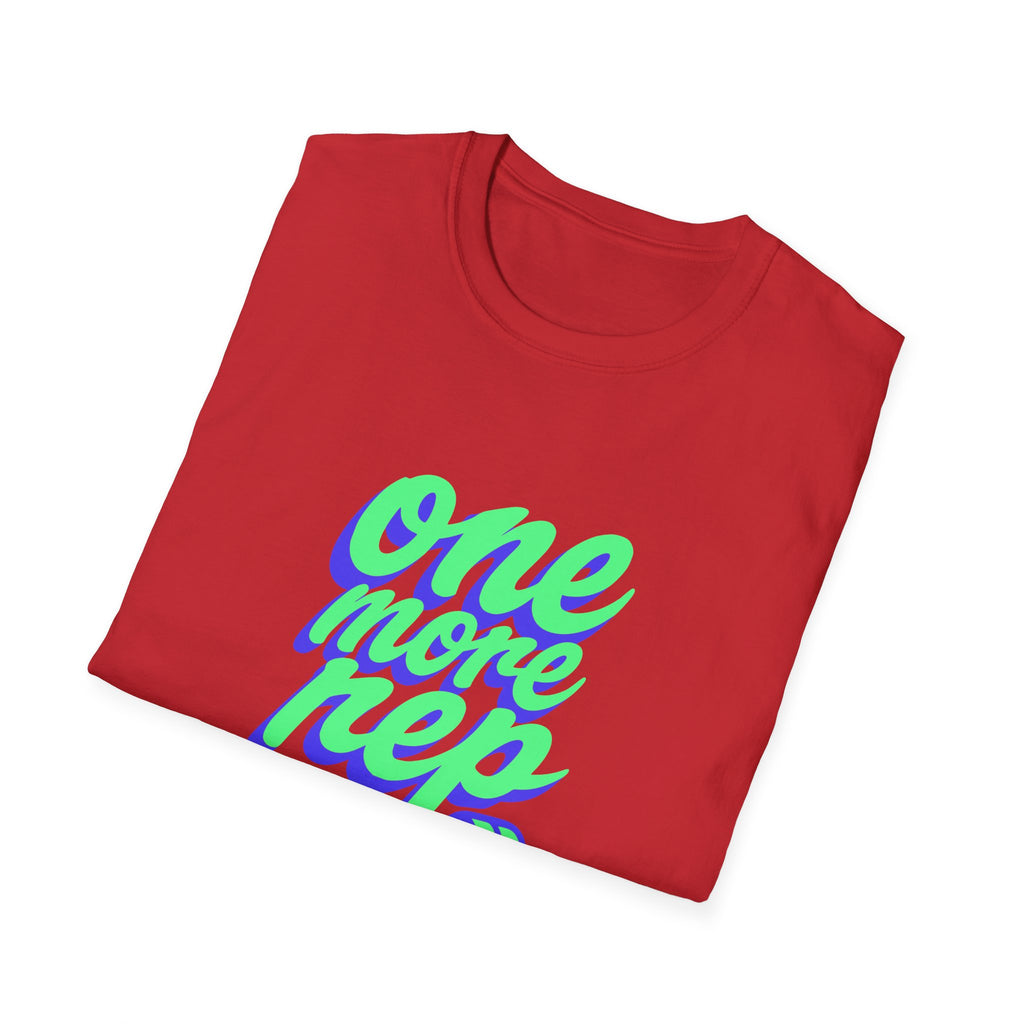 One More Rep Dumbbells Motivational Fitness T-Shirt